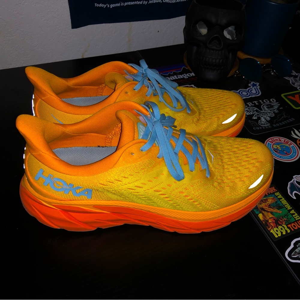 HOKA Men's Clifton 8 Running Shoes.